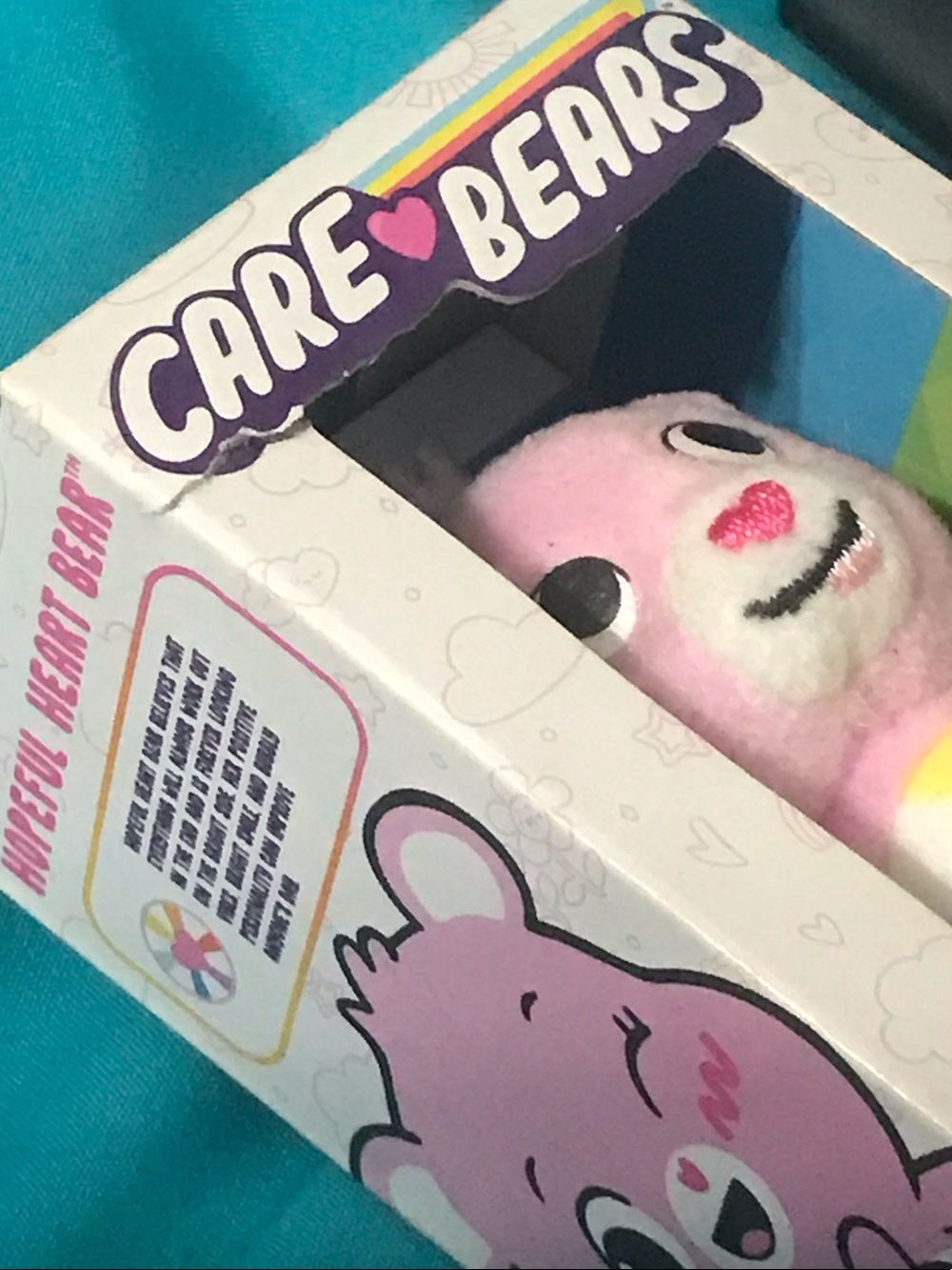 Care Bears Boxed Plush Set - Rainbow, Green, Blue, Pink, Yellow 🌼🌼CARE BEARS 🌼 - Picture 8 of 15